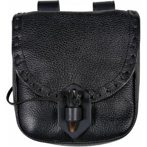 Mythrojan Belt Pouch Viking Leather Belt Bag Medieval Belt Bag Renaissance Costume Accessories LARP Waist Bag Cosplay Coin Purse Antique Vintage Coin Pouch