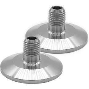 1.5 inch Tri-clamp to 1/4 inch Male NPT sanitary stainless steel adapter for Close loop extractor and brewer （Pack of 1 PCs)