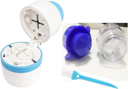 قطاعة حبوب منع الحمل، 1/4 مقسم، 1/2 مقسم قوي للأقراص، شفرة مخفية، مثالية لتقطيع الفيتامينات والأجهزة اللوحية in Kuwait
