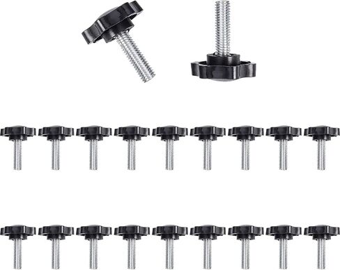 24pcs Thumb Screw, M6/M8/M10x25mm Star Head Knob Tightening Screw Thumbscrew in Saudi Arabia