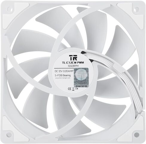 مروحة وحدة المعالجة المركزية Thermalright TL-C12C-S مقاس 120 مم ARGB، مروحة كمبيوتر صامتة 4pin PWM مع محمل S-FDB، مروحة تبريد تصل إلى 1550 دورة في الدقيقة in Saudi Arabia