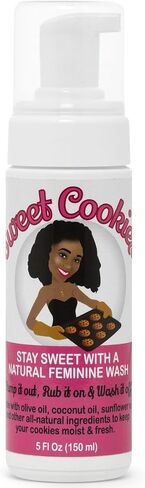 Sweet Cookie Jar Cookie Wash, Unscented, 5 Fl Oz - All Natural Feminine Wash for Sensitive Cookies in Saudi Arabia