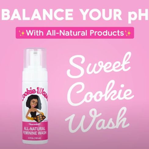 Sweet Cookie Jar Cookie Wash, Unscented, 5 Fl Oz - All Natural Feminine Wash for Sensitive Cookies in Saudi Arabia
