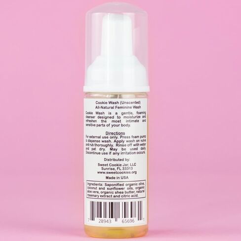 Sweet Cookie Jar Cookie Wash, Unscented, 5 Fl Oz - All Natural Feminine Wash for Sensitive Cookies in Saudi Arabia