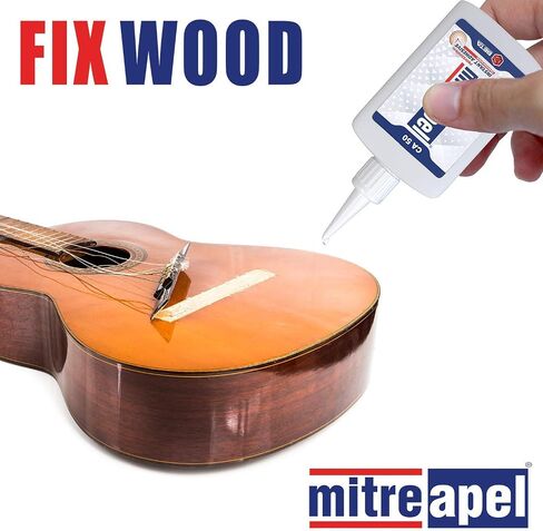 غراء MITREAPEL Super CA (3 × 1.7 أونصة) مع منشط لاصق بالرش (3 × 6.7 أونصة سائلة) غراء Ca مع منشط للخشب والبلاستيك والمعادن والجلود والسيراميك - غراء سيانوأكريليت للحرف اليدوية والبناء (3 قطع) in Kuwait
