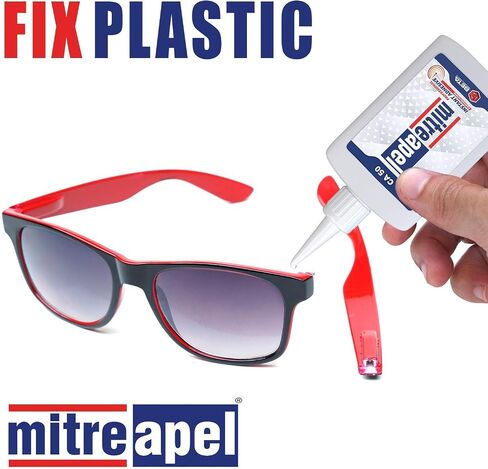 غراء MITREAPEL Super CA (3 × 1.7 أونصة) مع منشط لاصق بالرش (3 × 6.7 أونصة سائلة) غراء Ca مع منشط للخشب والبلاستيك والمعادن والجلود والسيراميك - غراء سيانوأكريليت للحرف اليدوية والبناء (3 قطع) in Kuwait