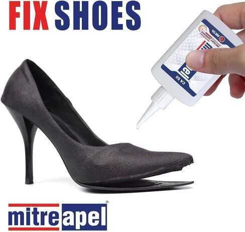 غراء MITREAPEL Super CA (3 × 1.7 أونصة) مع منشط لاصق بالرش (3 × 6.7 أونصة سائلة) غراء Ca مع منشط للخشب والبلاستيك والمعادن والجلود والسيراميك - غراء سيانوأكريليت للحرف اليدوية والبناء (3 قطع) in Kuwait