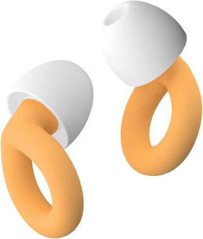 Ear Plugs for Noise Reduction NRR 33dB, Soft Silicone Ear Plugs for Sleeping Noise Cancelling, Concerts, Motorcycle, Travel & Noise Sensitivity, 8 Ear Tips in XS/S/M/L (Black) in Kuwait