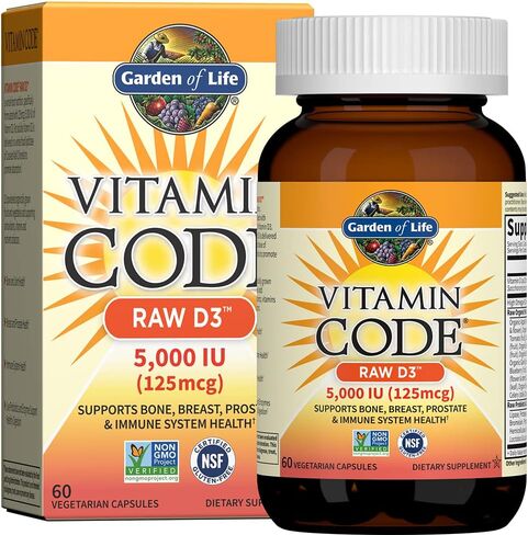 Garden of Life Vitamin Code Raw One Once Daily Multivitamin Capsules & Vitamin D in Saudi Arabia