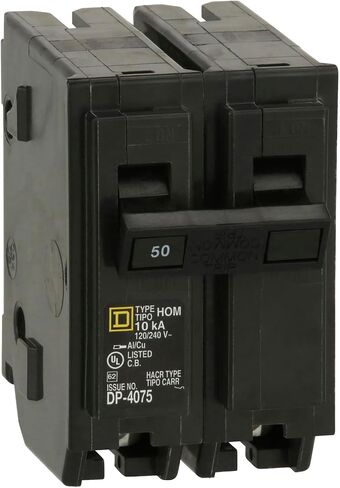 Square D - HOM250CP Circuit Breaker, Black in Saudi Arabia