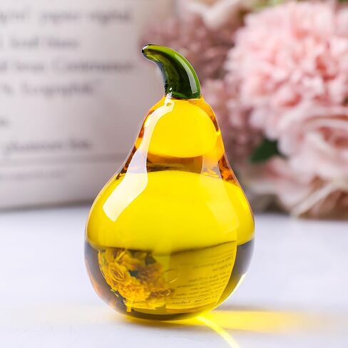 LONGWIN Mini Crystal Pumpkin تماثيل قابلة للجمع، تمثال يقطين زجاجي، تمثال ثقالة الورق، زخارف زخرفية على سطح الطاولة لحصاد الخريف، عيد الشكر، ديكور المنزل في الهالوين in Kuwait