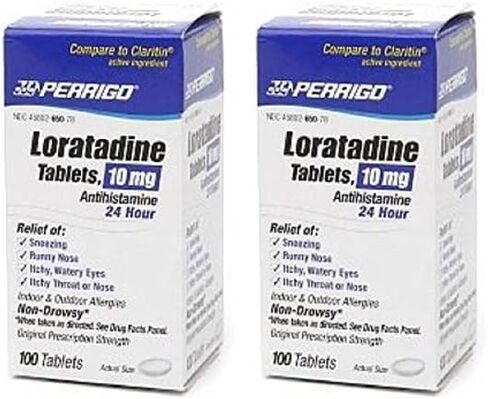Allergy Relief , 24 Hour Allergy Relief , Loratadine 10mg Tab , 100 Tab in Kuwait