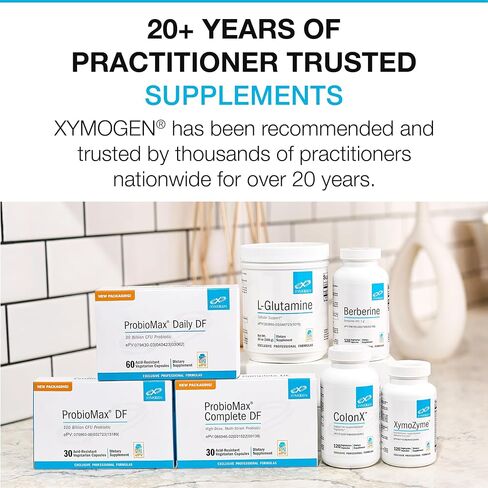 XYMOGEN Adrenal Manager - الطاقة، الاستجابة للإجهاد + دعم الغدة الكظرية - مكمل الغدة الكظرية مع L-Tyrosine، الزنك تشيلات، VIT B6، المغنيسيوم، حمض البانتوثينيك، الرهوديولا الوردية (120 كبسولة) in Saudi Arabia