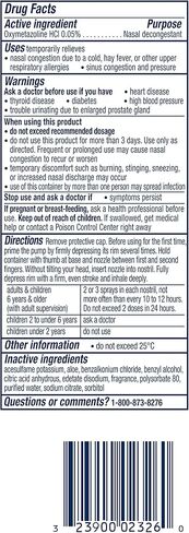 Vicks Sinex SEVERE، بخاخ للأنف مع VapoCOOL، رذاذ أنف فائق النعومة، مزيل لاحتقان الجيوب الأنفية للتخفيف السريع من احتقان البرد والحساسية، 0.5 أونصة سائلة (15 مل) in Saudi Arabia