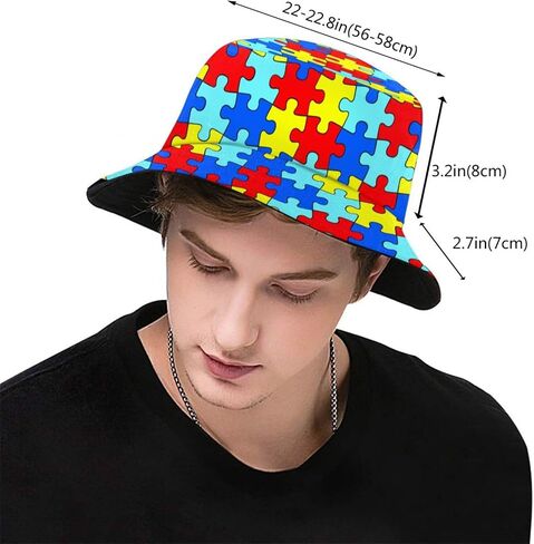 Bucket Hat Packable Breathable Sun Hats for Women Men Teens Unisex Summer Travel Beach Fisherman Cap in Saudi Arabia