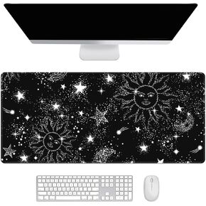 Yello Bee Honeycomb Desk Mat, Desk Accessory, Cute Workspace, Trendy Workspace, Trendy, 35.4x15.7in Large Gaming Mouse Pad, Cute Desk Topper, Pretty Desk Pad