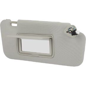 SCITOO Gray Left Driver Side Sun Visor Assembly fit for 2009 2010 2011 2012 2013 2014 for Nissan Murano with Sunroof