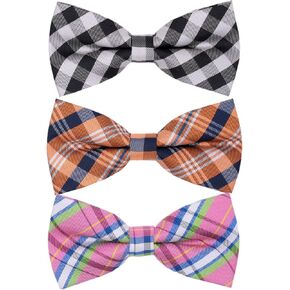 Pre-Tied Men's Bow Ties,Adjustable Colorful Pattern Bowties For Men,Casual Party Bow Tie 3 Piece