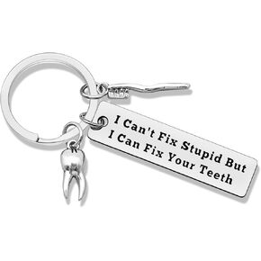 Thank You Gifts for Dentis Dental Hygienist Gifts Keychain for Women Men