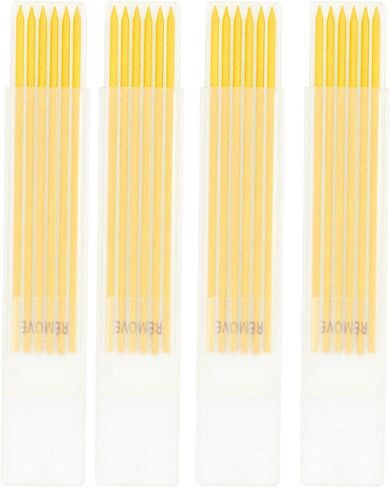 24Pcs HB Solid Carpenter Pencil Refill Set Long Lasting 2.8mm Graphite Mechanical Deep Hole Woodworking Pencil Refill for Repairman Designer Drawings (Red) in Saudi Arabia