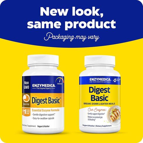 Enzymedica - Digest Basic, Essential Full Spectrum Digestive Enzymes, 30 Count in Saudi Arabia