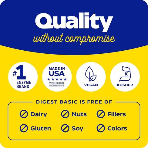 Enzymedica - Digest Basic, Essential Full Spectrum Digestive Enzymes, 30 Count in Saudi Arabia
