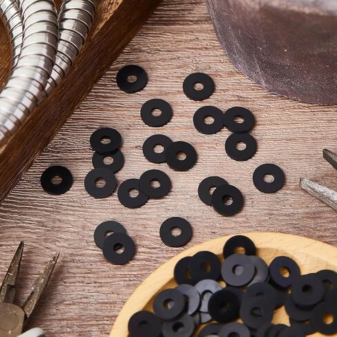 Fabbay 200 Pcs Oil Resistant Neoprene Rubber Washers 1/2 Inch OD x 3/16 Inch ID x 1/16 Inch Thickness Small Rubber Gasket Sealing Rubber Washers for Screws in Saudi Arabia