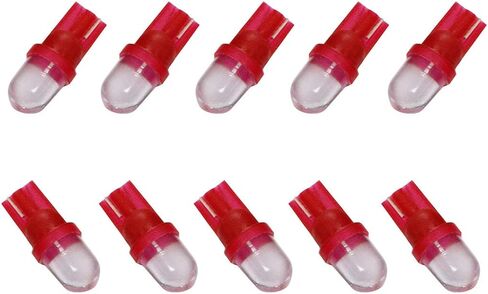 iJDMTOY 10 قطع زرقاء فائقة الباعث 1-LED 168 175 194 2825 W5W T10 لمبات بديلة متوافقة مع مصابيح السيارة الداخلية، مصابيح الخريطة، مصابيح القبة، مصابيح منطقة القدم، مصابيح منطقة صندوق السيارة، إلخ in Saudi Arabia