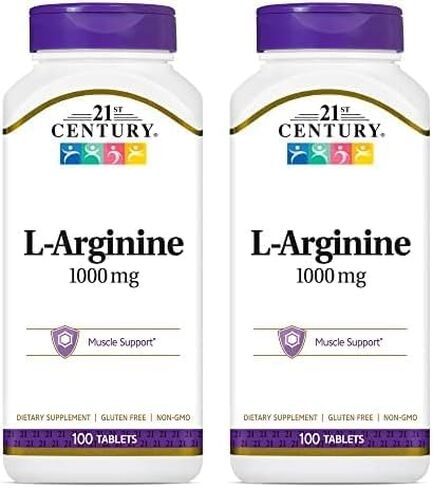 21st Century L-Arginine 1000mg، القوة القصوى 100 لكل قرص in Kuwait