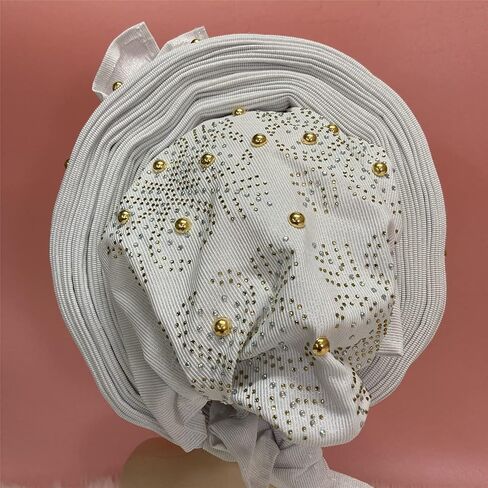Nigerian Gele Headtie African Head Wraps Aso Oke Gele Already Made Auto Gele African Turban Cap in Saudi Arabia