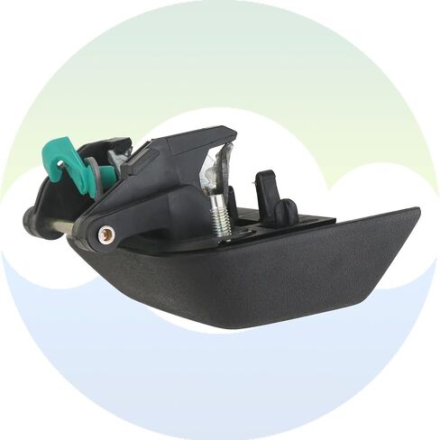 Exterior Door Handle Rear Driver Left Side Compatible with Compass 2007-2017 Replaces 5115827AF in Kuwait