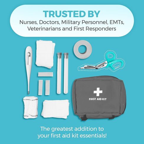 Trauma Shears with Carabiner - Stainless Steel Bandage Scissors for Surgical, EMT, EMS, Medical, Nursing, and Veterinary Use, First Aid Supplies and Accessories, 5.5-inch (Pink) in Kuwait