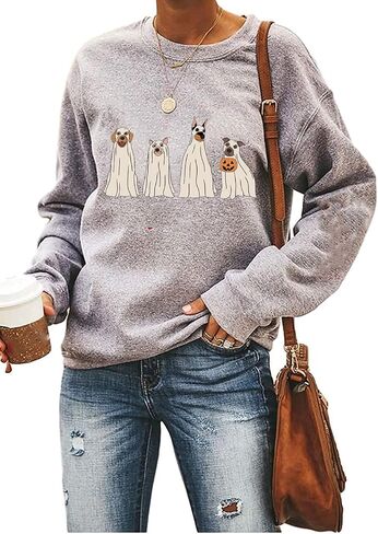 Ykomow Halloween Witches Brew SweatShirt for Women Sanderson Sisters Shirt Funny Halloween Cat Sweaters in Kuwait