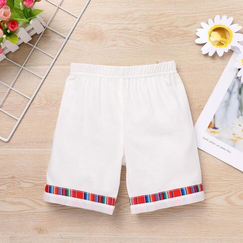 ABAFIP Baby Boys Mexican Outfit Toddler Short Sleeve Shirts Shorts Traditional Fiesta Clothes set in Saudi Arabia