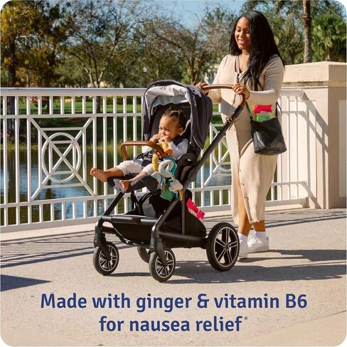 Pregnancy Nausea Relief Drops, Soothe First Trimester Morning Sickness, Peach & Ginger Flavor, 30 Count in Saudi Arabia