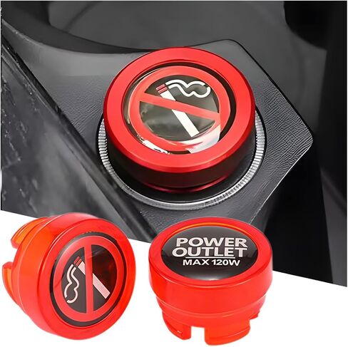 2PCS Car Cigarette Lighter Plug Cover, Dustproof Waterproof Vehicle Socket Cover, Auto Cigarette Lighter Cap Replacement Accessories Universal for Vehicle, Trucks, RVs and More（Black） in Kuwait