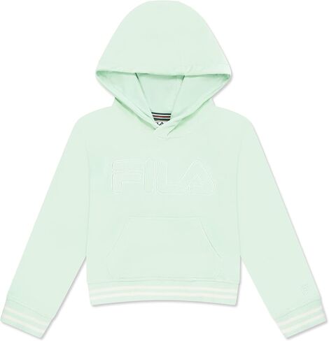 Fila Girls Velour Hooded Sweatshirt Top in Saudi Arabia