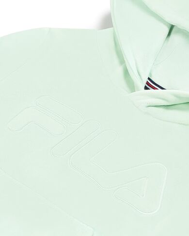 Fila Girls Velour Hooded Sweatshirt Top in Saudi Arabia