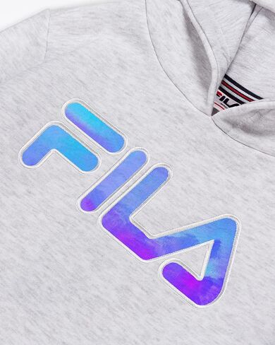 Fila Girls Velour Hooded Sweatshirt Top in Saudi Arabia