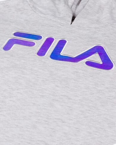 Fila Girls Velour Hooded Sweatshirt Top in Saudi Arabia