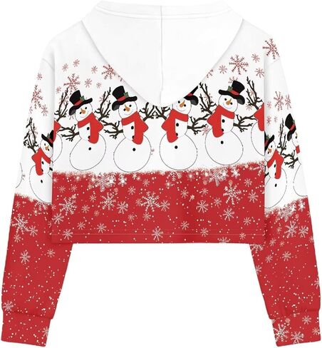 Teen Little Girls Crop Top Size 5-14 Years Old Cropped Hoodie Sweatshirt in Kuwait