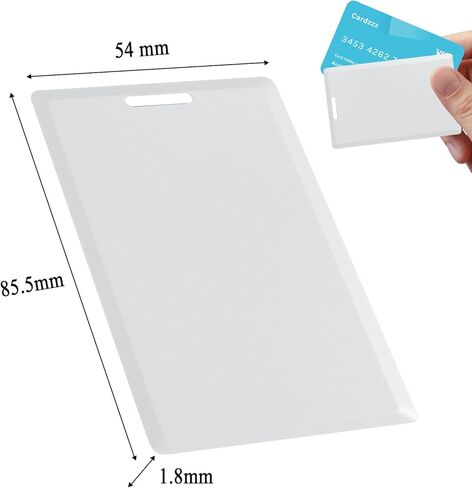 12 PCS T5577 Thick Smart Cards, Contactless 125khz RFID Rewritable Proximity Clamshell Weigand Prox Card, Compatible with 1386 1326 H10301 Format Readers and Keyless Entry Access Control Systems in Saudi Arabia
