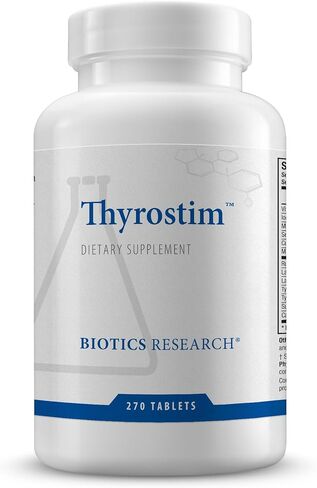 BIOTICS Research Thyrostim™ – دعم الغدد الصماء، توازن هرمونات الغدة الدرقية، T3، T4. دعم الغدة الدرقية، وتعزيز عملية التمثيل الغذائي، والمساعدة في عملية الهضم. يدعم الجهاز العصبي 90 قرص in Kuwait