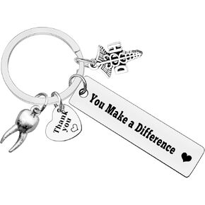Xiahuyu Dental Hygienist Gifts Keychain Dental Assistant Gifts Dentist Gifts Dental Nurse Gifts Dental Gifts for Coworkers