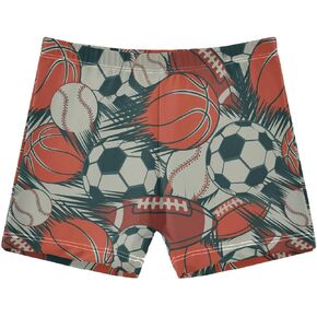 Boys Swim Trunks Toddler Boy Swim Boxer Shorts Kid's Swimwear Bathing Suits 3-10T