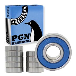 (10 عبوات) محمل كروي مختوم PGN 6201-2RS - C3-12x32x10 - مشحم - فولاذ كروم