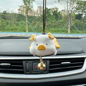 Swinging Panda Car Hanging Ornament Interior Rearview Mirror Decoration Car Pendant Decoration Accessories Gift