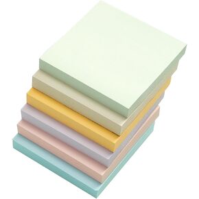 M&G 4 Pack 400 Sheet Sticky Notes, 3x3 inch Post its Neutral Colors Colors Self-Stick Note Pads Sticky Notes for Home School Offices 4 Pads 100 Sheets/Pad in Kuwait