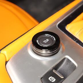 Car Instrument Brightness Adjustment/Dial Rod Decoration Ring for 2014-2019 Chevy C7 Corvette Aluminium Trim Interior Accessories (Dial Rod Decoration Ring 3Pcs, Blue)