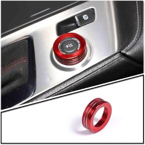 Car Instrument Brightness Adjustment/Dial Rod Decoration Ring for 2014-2019 Chevy C7 Corvette Aluminium Trim Interior Accessories (Dial Rod Decoration Ring 3Pcs, Blue)